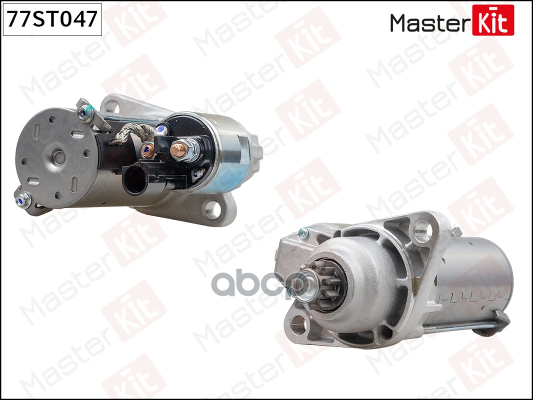 Стартер  AUDI/VW 1.6 03-10 (1.1kw) Masterkit MasterKit арт. 77ST047
