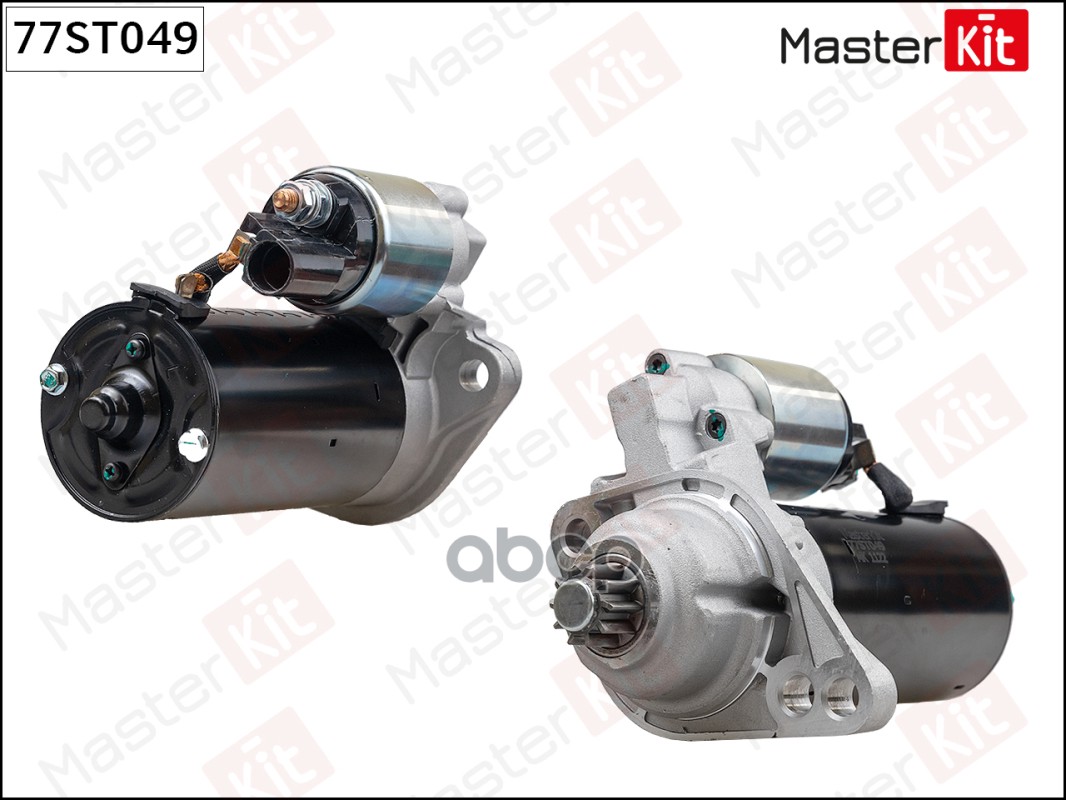 Стартер  AUDI/VW 1.9TDi 03-10 (1.7kw) Masterkit MasterKit арт. 77ST049