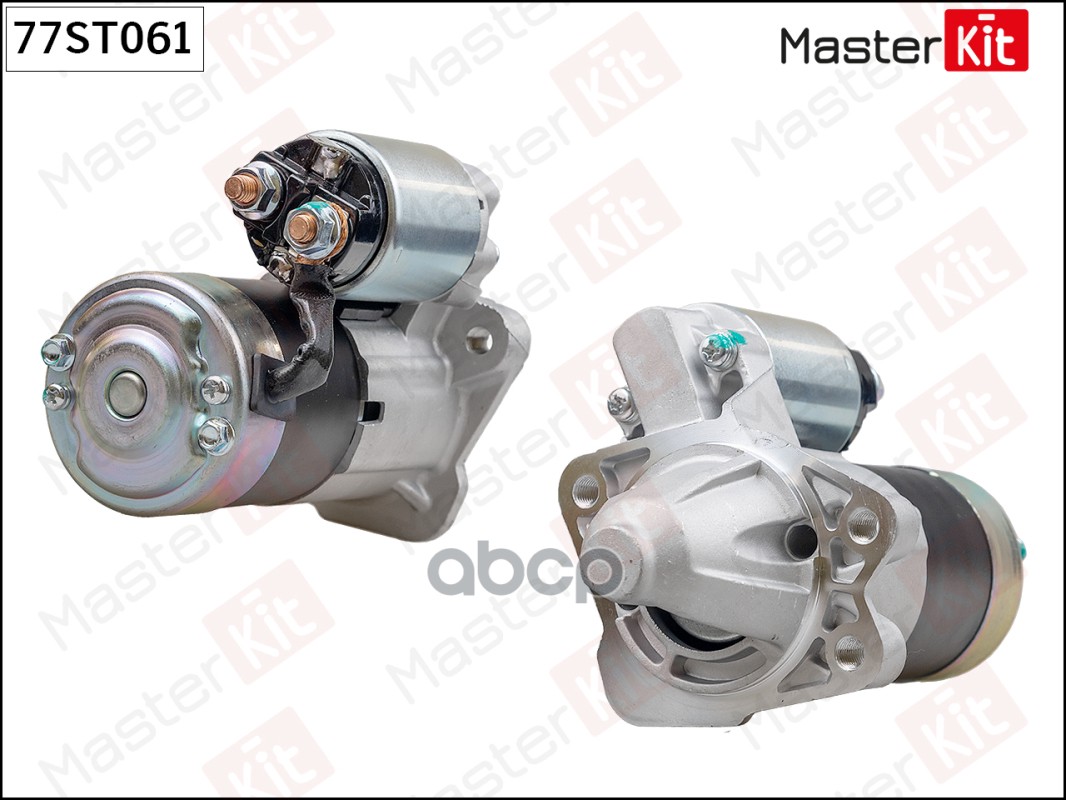77ST061 Стартер MAZDA 3 1.4/1.6 03-09 1kw (1kw) MasterKit арт. 77st061