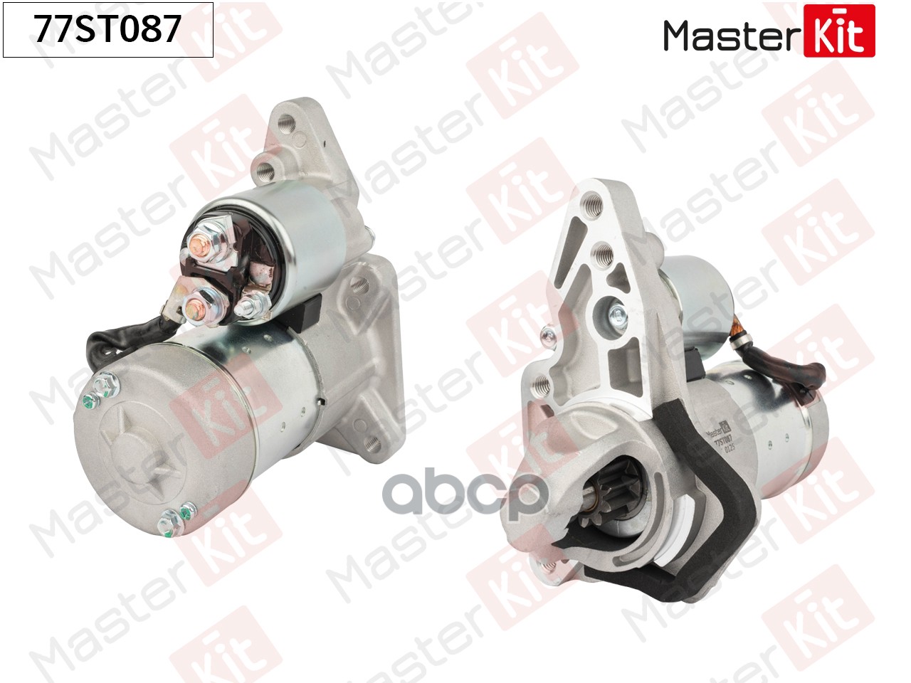 77ST087 Стартер NISSAN MICRA/NOTE/QASHQAI 1.6 1kw (1kw) MasterKit арт. 77st087