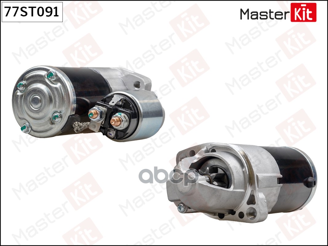 77ST091 Стартер MITSUBISHI ASX/LANCER/OUTLANDER 1.4kw (1.4kw) MasterKit арт. 77st091