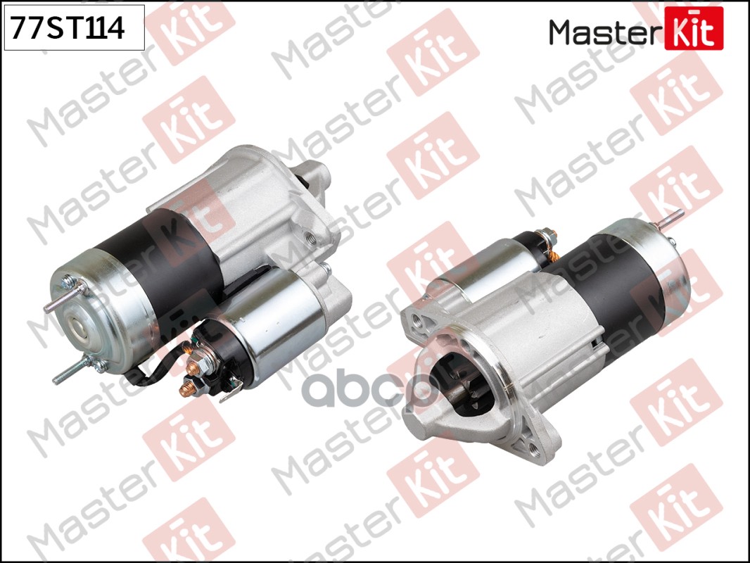 Стартер Hyundai Santa Fe I(SM) 00-06,Mitsubishi Lancer VII,Outlander I(CU_W) 00-13 (1,2kW) MasterKit арт. 77ST114