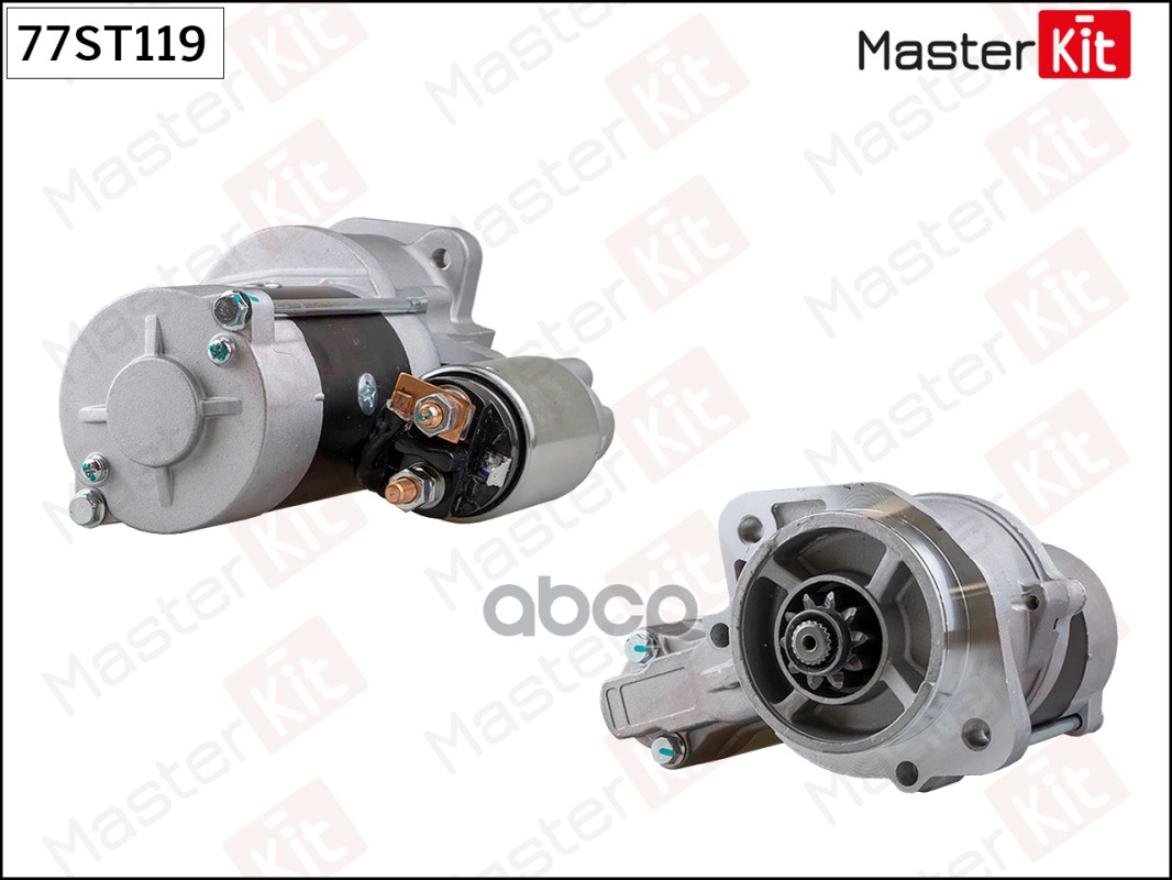 77ST119 Стартер Hyundai H-1 (TQ)/Kia SORENTO I (JC) 2002 - (2.2kw) MasterKit арт. 77st119