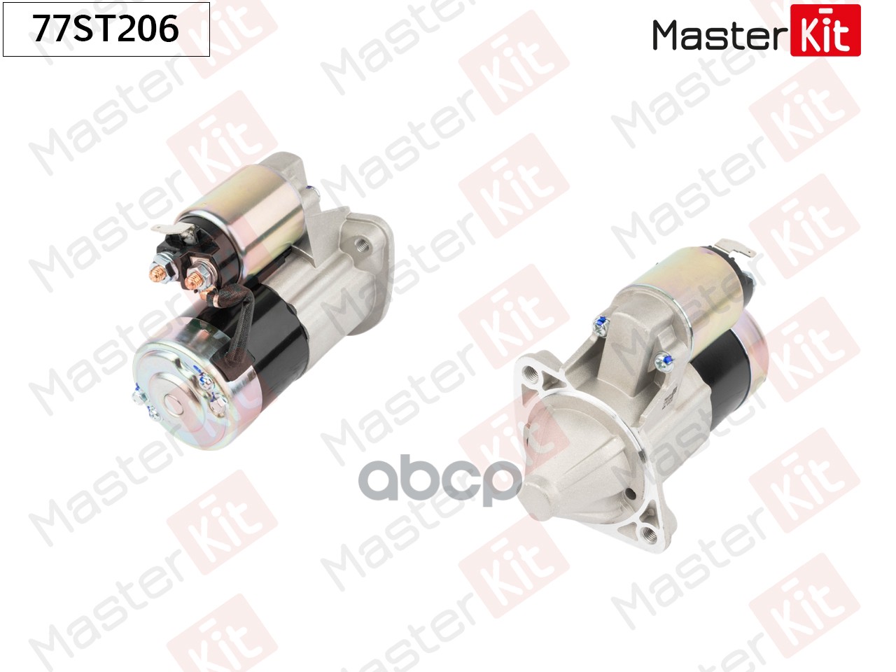 Стартер BYD F3,F3R 05- (1,2kW) MasterKit арт. 77ST206