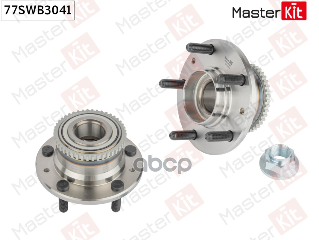 Ступица в сборе с подшипником зад. Mazda 6 (GG, GY, GH) 2002 - 2013 77SWB3041 MasterKit арт. 77SWB3041