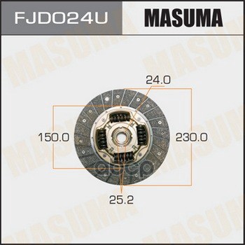 Диск Сцепления Subaru Forester Masuma Fjd024u Masuma арт. FJD024U