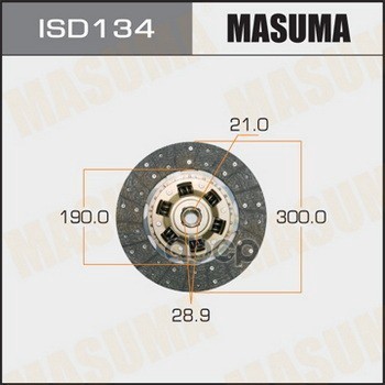 Диск сцепления ISUZU ELF MASUMA ISD134 Masuma арт. ISD134
