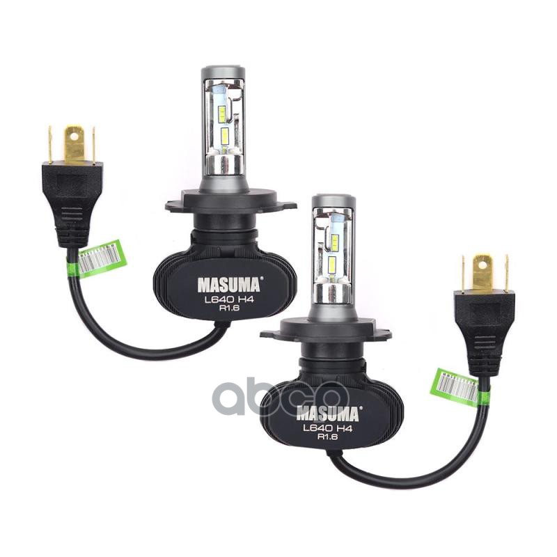 Лампы светодиодные Masuma LED H4 6000K 4000Lm P43T  L640 Masuma арт. L640