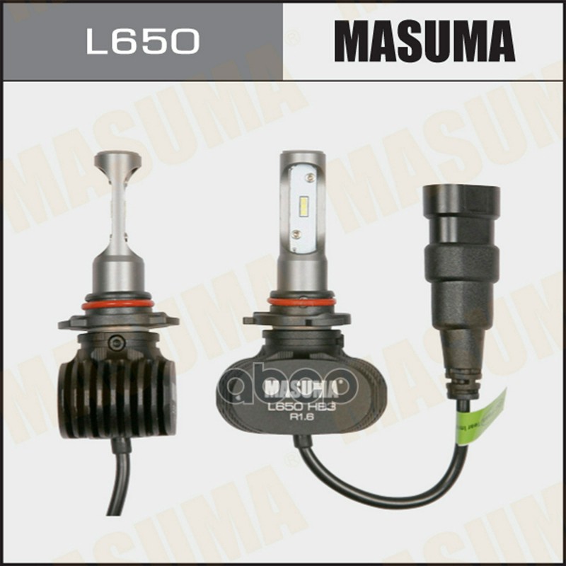 Лампы Светодиодные Masuma Led Hb3 6000K 4000Lm P20d, Комплект 2Шт Masuma арт. L650