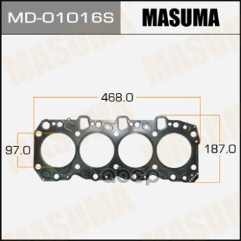 Прокладка ГБЦ TOYOTA GRAND HIACE MASUMA MD-01016S Masuma арт. MD-01016S