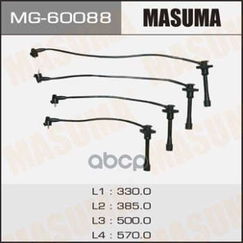 Провода высоковольтные (комплект) TOYOTA CARINA MASUMA MG-60088 Masuma арт. MG-60088