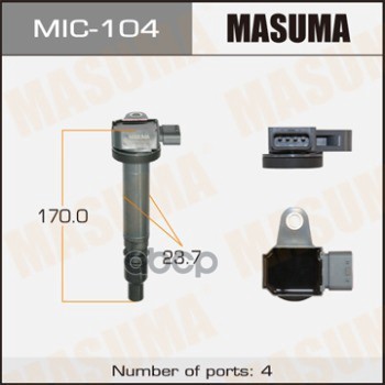 Катушка Зажигания Toyota 4Runner Masuma Mic-104 Masuma арт. MIC-104
