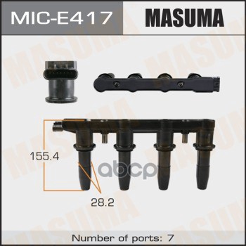 Катушка зажигания OPEL ASTRA-J MASUMA MIC-E417 Masuma арт. MIC-E417