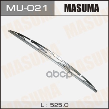 Щетка стеклоочистителя 525 мм каркасная 1 шт MASUMA Flat Wiper Blade MU-021 Masuma арт. MU-021
