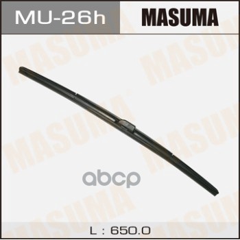 Щетка стеклоочистителя 650 мм гибридная 1 шт MASUMA Aero Vogue MU-26h Masuma арт. MU-26h
