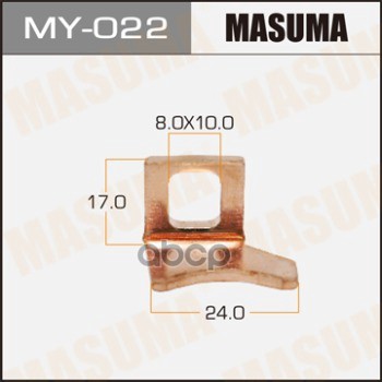 Контакты Тяг Реле На Стартер 15Х24mm Nissan Левые Masuma My-022 Masuma арт. MY-022