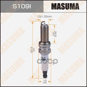 Свеча Зажигания Iridium (Lkr7bgp-S) Hyundai Elantra/Santa Fe/Genesis Masuma S109i Masuma арт. S109I