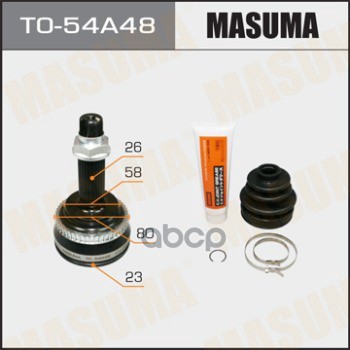 ШРУС  Masuma  23x58x26х48  (16) TO-54A48 Masuma арт. TO-54A48