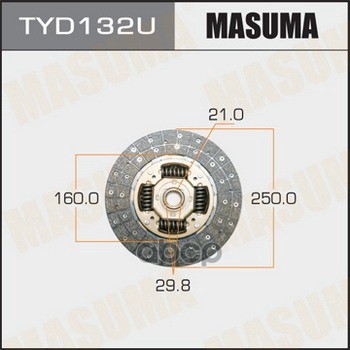Диск Сцепления Toyota Land Cruiser Prado Masuma Tyd132u Masuma арт. TYD132U