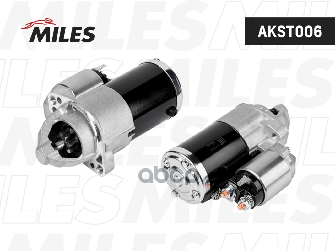 Стартер MITSUBISHI LANCER 06-/OUTLANDER 08- 1.8-2.4 1,4кВт AKST006 Miles арт. AKST006