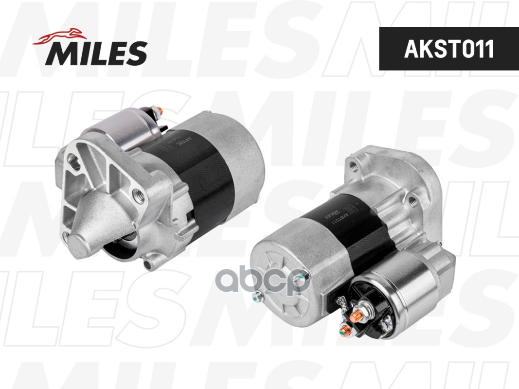 Стартер Renault Megane II 02- K4J/K4M 1.4i/1.6i 0,85кВт AKST011 Miles арт. AKST011