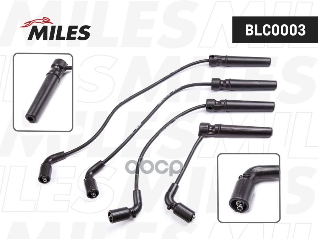 Высоковольтные провода зажигания CHEVROLET AVEO/REZZO/DAEWOO NEXIA 1.4-1.6 DOHC Miles арт. BLC0003