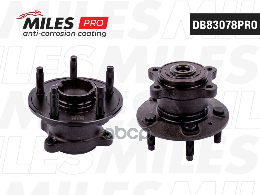 Ступица с подшипником задняя (5 шпилек) +ABS  CHEVROLET AVEO III T300/OPEL MOKKA 11-. Miles арт. db83078pro