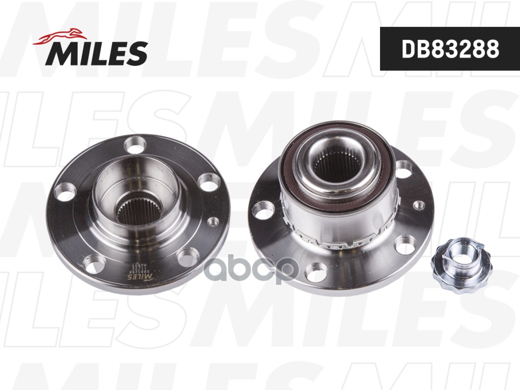 Ступица колеса передняя с подшипником SKODA FABIA I-II/ROOMSTER DB83288 Miles арт. DB83288