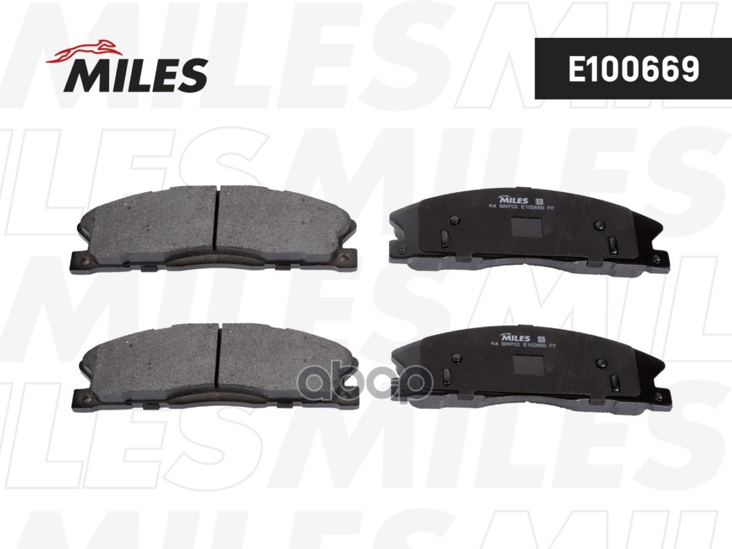Колодки тормозные FORD EXPLORER 11- передние Miles арт. e100669