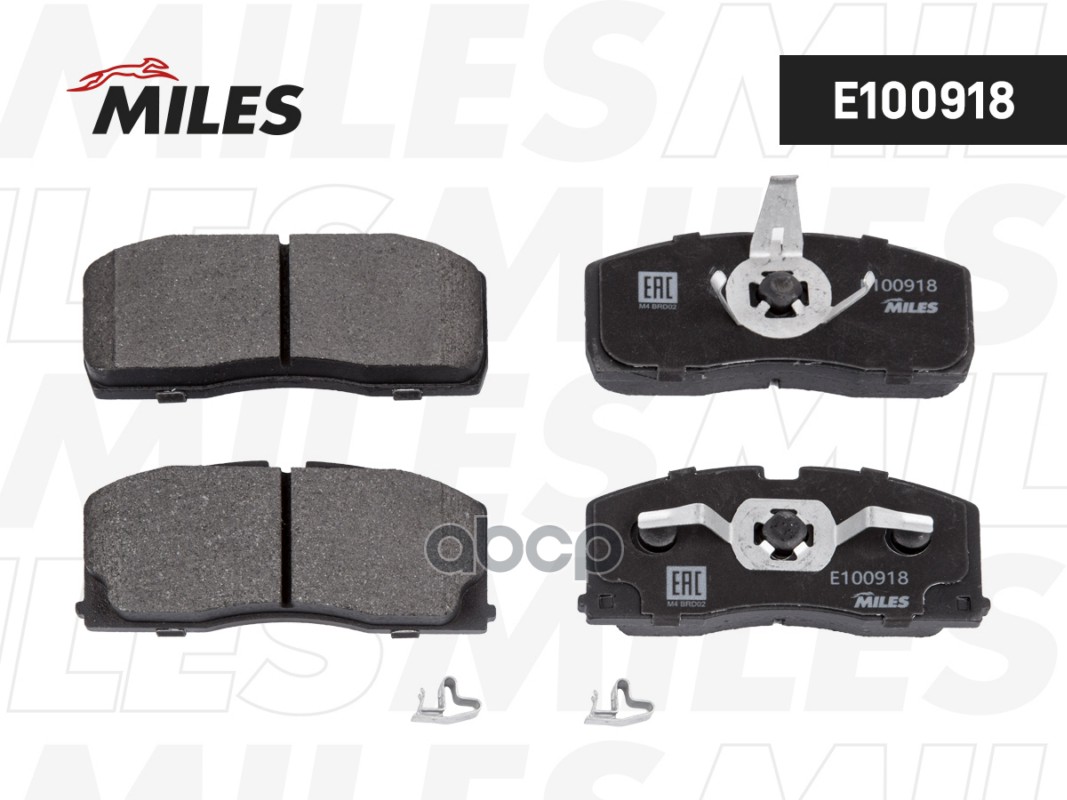 Колодки тормозные LIFAN SMILY передние E100918 Miles арт. E100918