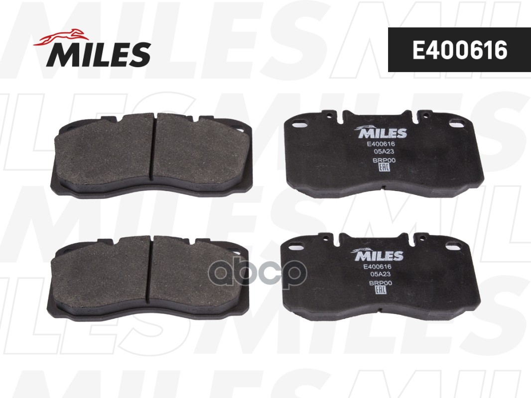 Колодки тормозные передние (Смесь Semi-Metallic) IVECO DAILY 06- (TRW GDB5068) E400616 Miles арт. E400616