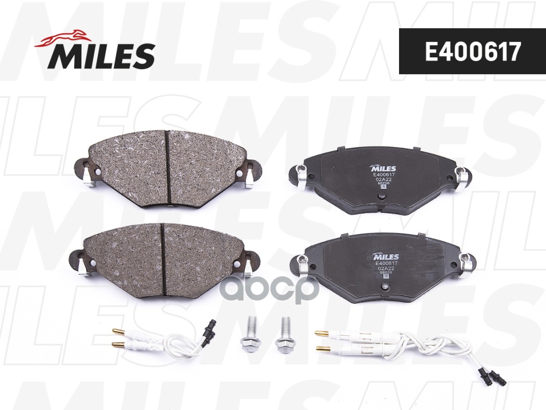 Колодки тормозные передние (Смесь Low-Metallic) CITROEN C5 1.6D/2.0D/1.8/2.0 01- (TRW GDB1448) E400617 Miles арт. E400617