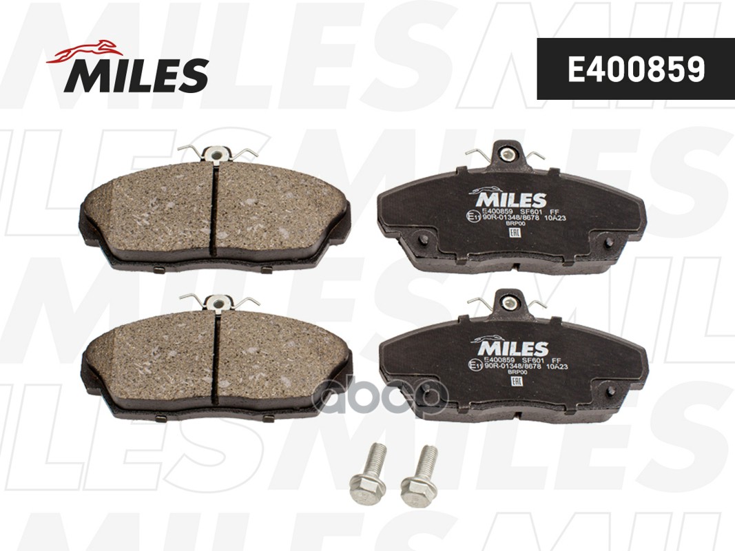 Колодки тормозные GAZ 3102/3110/31105/2705/3221/3302 передние Miles арт. e400859