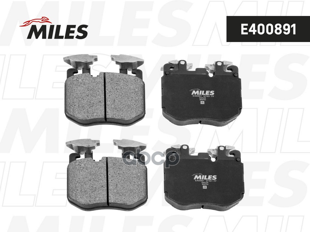 Колодки тормозные передние (Смесь Low-Metallic) BMW 5 G30/ X5 G05/ 7 G11/G12 13- (TRW GDB2147) E400891 Miles арт. E400891
