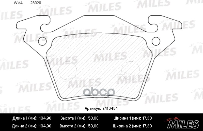Колодки тормозные задние (без датчика) (Смесь Low-Metallic) MERCEDES V-CLASS/VITO W638 97-03 (TRW GDB1408) E410454 Miles арт....