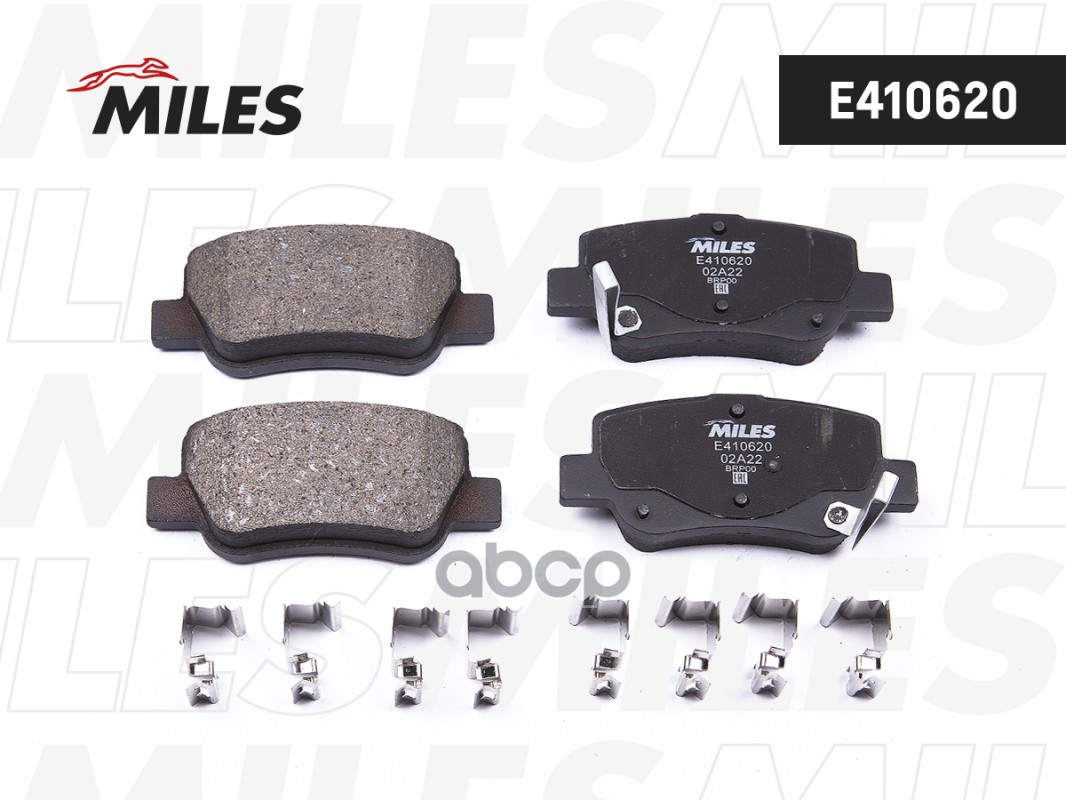 Колодки тормозные TOYOTA AVENSIS 09- задние Miles арт. e410620