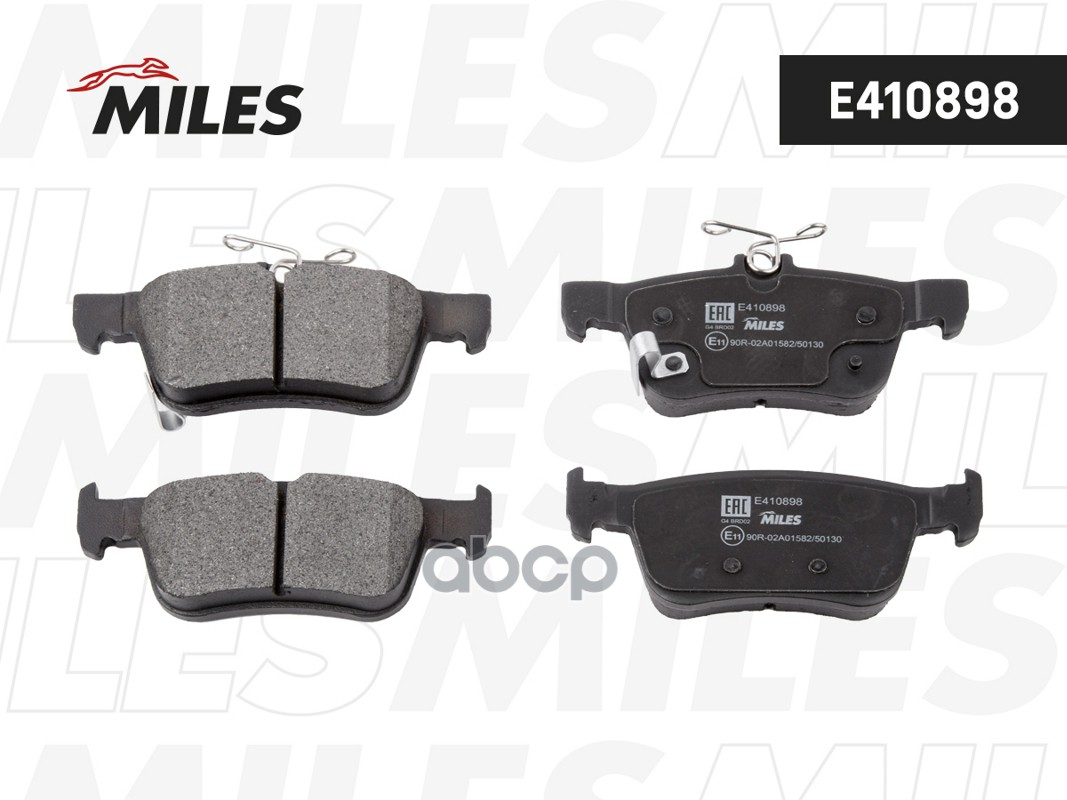 Колодки тормозные дисковые задние Miles арт. E410898