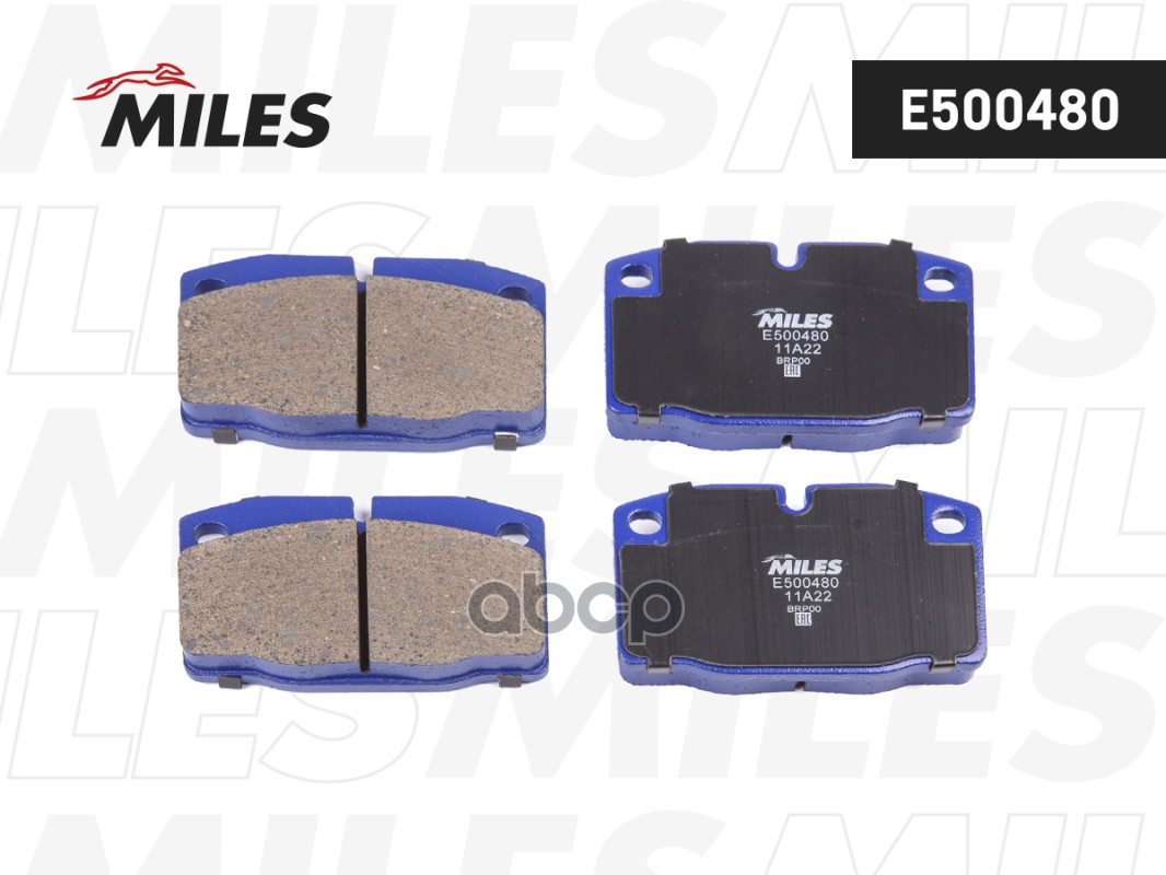 Колодки тормозные OPEL KADETT E/DAEWOO NEXIA 8v R13 передние Ceramic Miles арт. e500480