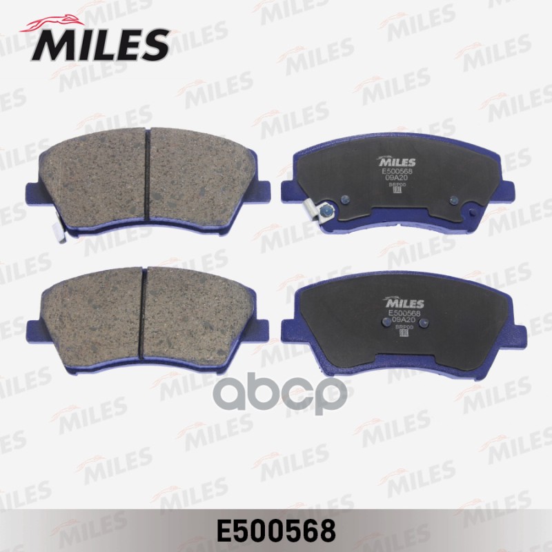 Колодки тормозные HYUNDAI ELANTRA 17- передние Ceramic Miles арт. e500568