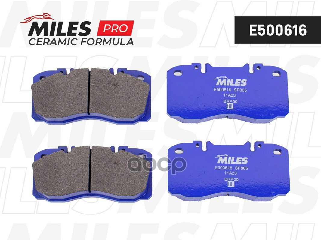 Колодки тормозные IVECO DAILY 06- передние Miles арт. e500616