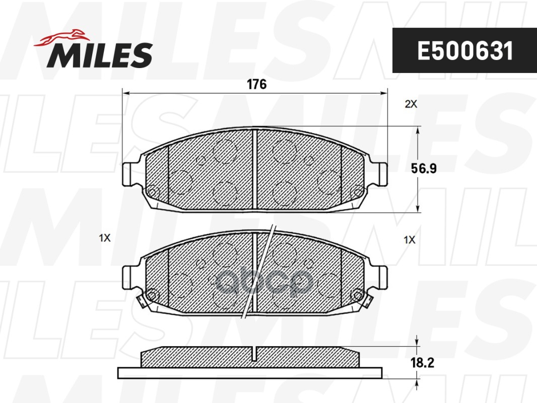 Колодки тормозные передние (Смесь CERAMIC серия PRO) JEEP COMMANDER 3.0-5.8 05-/GRAND CHEROKEE 2.7-5.7 00- (TRW GDB4136) E500...