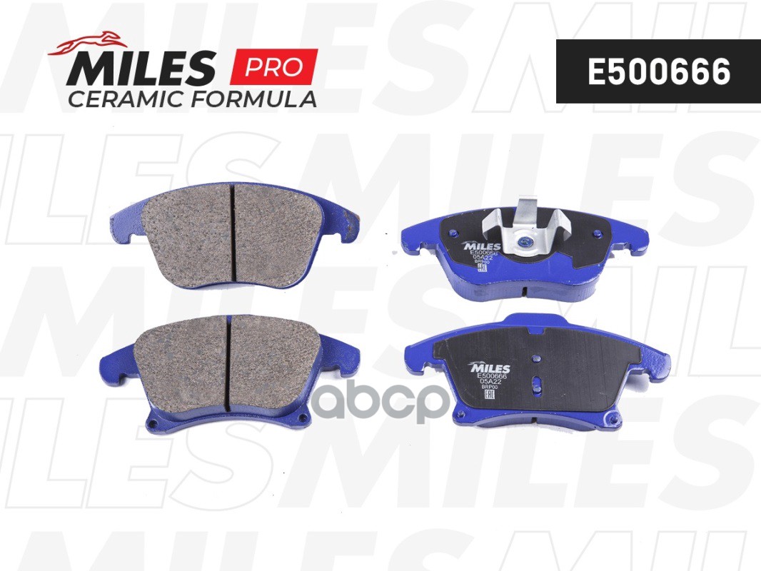 Колодки тормозные FORD MONDEO 15-/S-MAX 15- передние Ceramic Miles арт. e500666