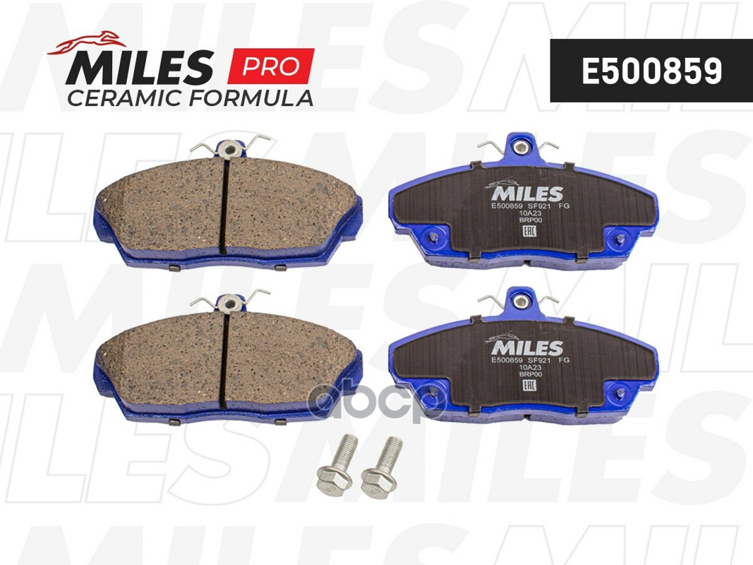 Колодки тормозные GAZ 3102/3110/31105/2705/3221/3302 передние Miles арт. e500859