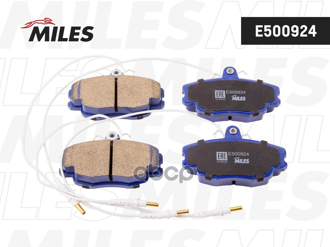 СНЯТ С ПР-ВА Колодки тормозные передние (Смесь CERAMIC серия PRO) LIFAN BREEZ 07-12  E500924 Miles арт. E500924