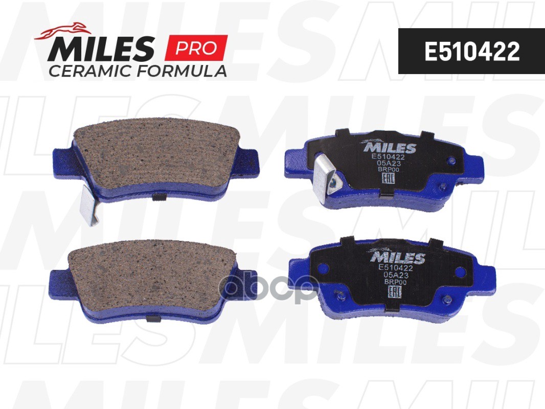 Колодки тормозные HONDA CR-V III 07- задние Ceramic Miles арт. e510422