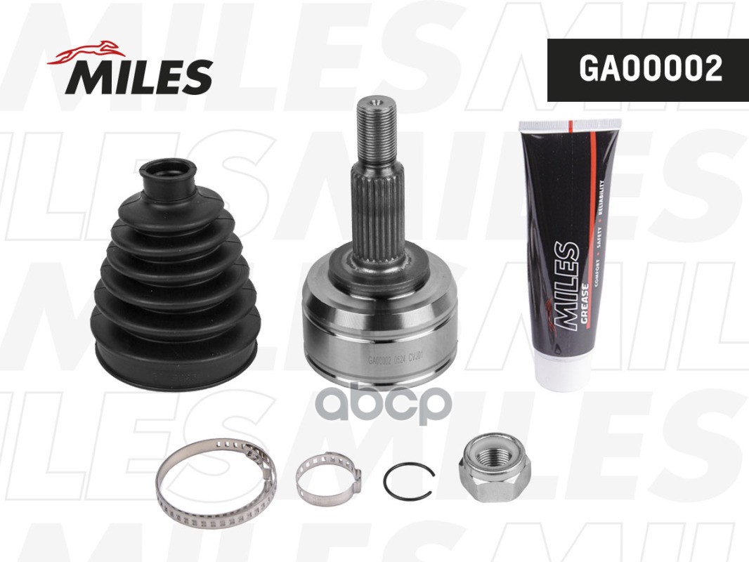 ШРУС перед. наруж. RENAULT MeganeIII /Fluence 10-  GA00002 Miles арт. GA00002