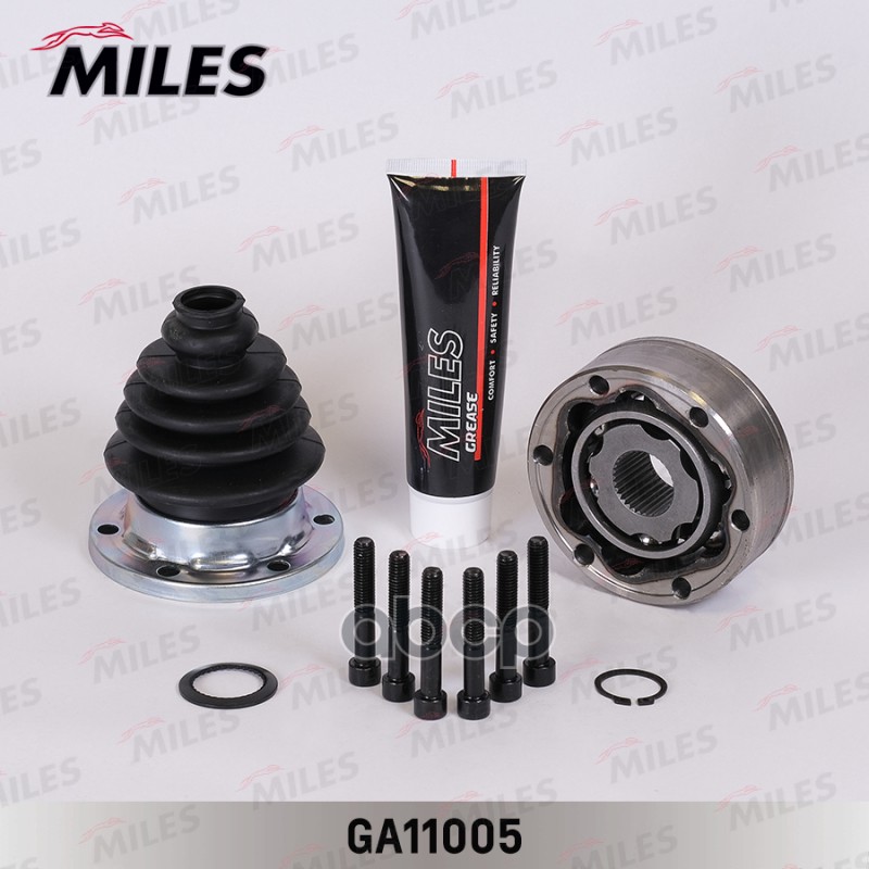 ШРУС внутренний левый AUDI 80/A3/A4/VW G1/G2/G3/PASSAT/POLO седан RUS 11-/SKODA RAPID/OCTAVIA 1.6-2.9 (GKN 302261) GA11005 Mi...