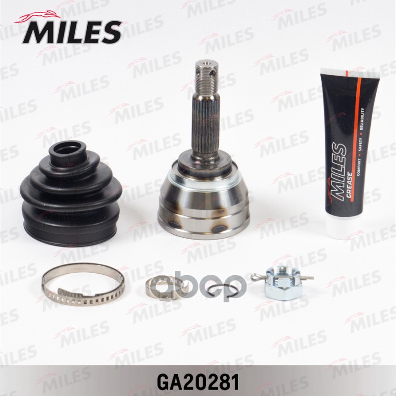 ШРУС наружный MITSUBISHI SPACE WAGON/GALANT 84-91 (GKN 302075) GA20281 Miles арт. GA20281