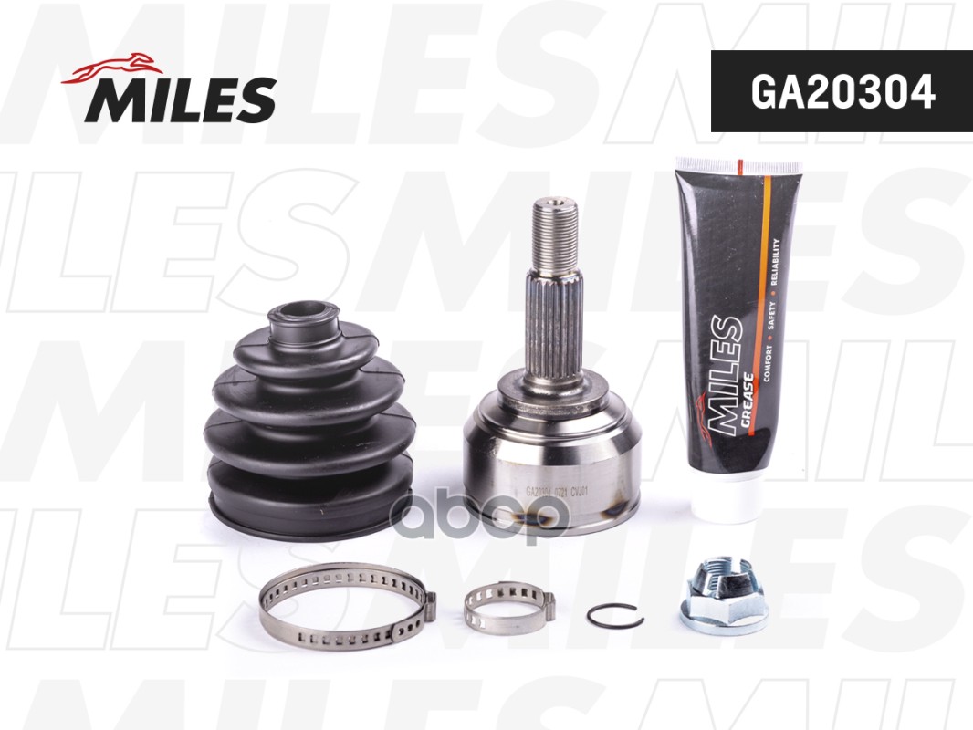 ШРУС наружный NISSAN MICRA 1.0/1.2/1.4 03- (GKN 304729) GA20304 Miles арт. GA20304