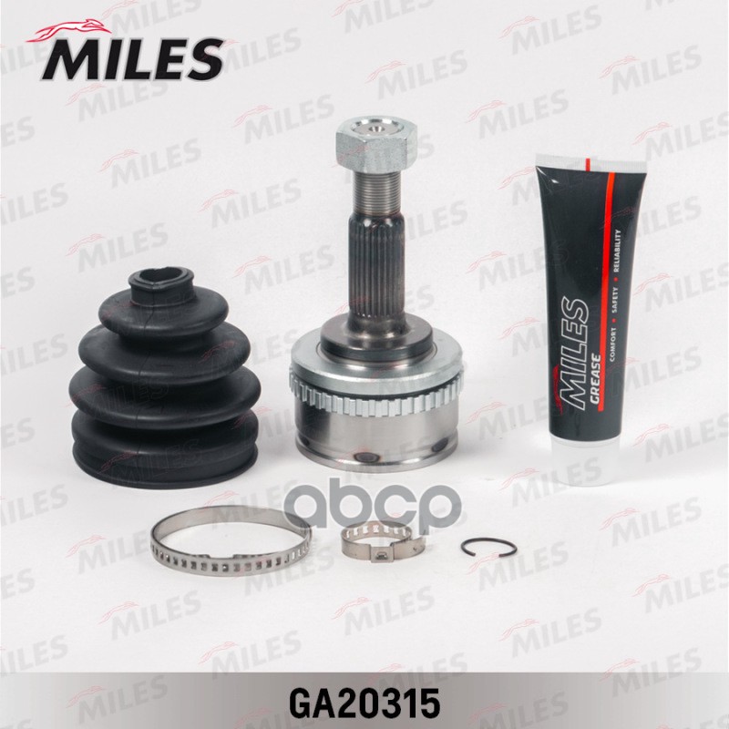 ШРУС наружный NISSAN PRIMERA 1.6/2.0 90-96 (с ABS) (GKN 301988) GA20315 Miles арт. GA20315